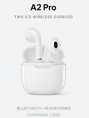 A2 Pro TWS 5.3 Wireless Earbuds Bluetooth Headphones Touch Control Charging Case